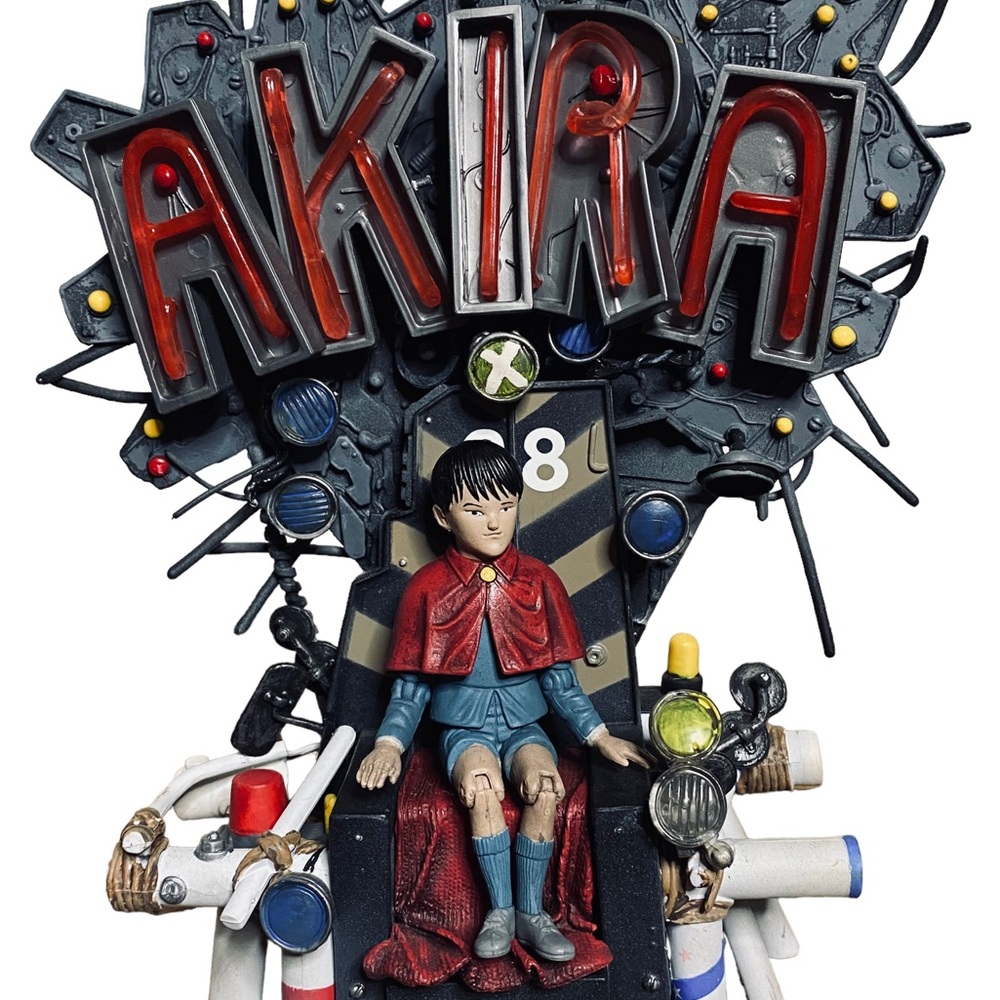 Akira and throne from mcfarlane toys opened
